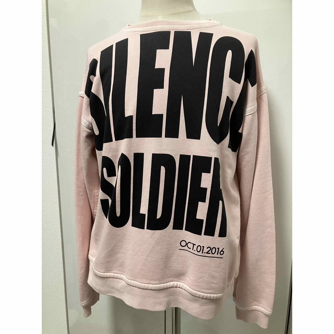 haider ackermann フロントプリント オーバーサイズ トレーナー