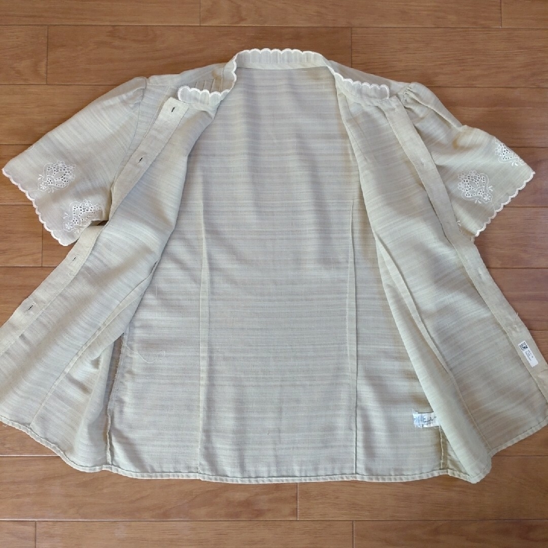 BEAMS BOY(ビームスボーイ)の【70'S・Vintage】STAND COLLAR SHORT SLEEVE レディースのトップス(シャツ/ブラウス(半袖/袖なし))の商品写真