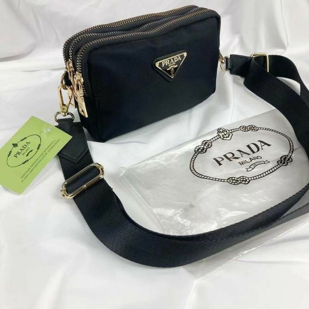 ✨PRADA プラダ ノベルティ ポーチ ショルダーバック ブラック