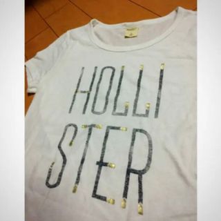 ホリスター(Hollister)のホリスターホワイトカットソー(Tシャツ(半袖/袖なし))