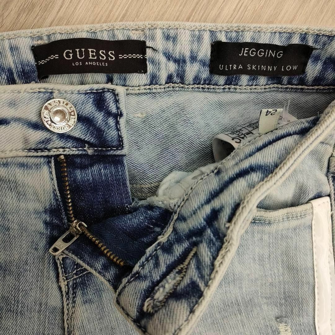 guess  ダメージストレッチパンツ