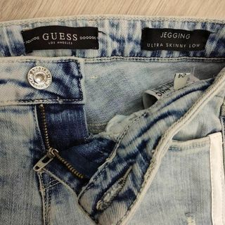 GUESS ゲス ユニセックス デニム ジーンズ サイドライン ストリート超人気