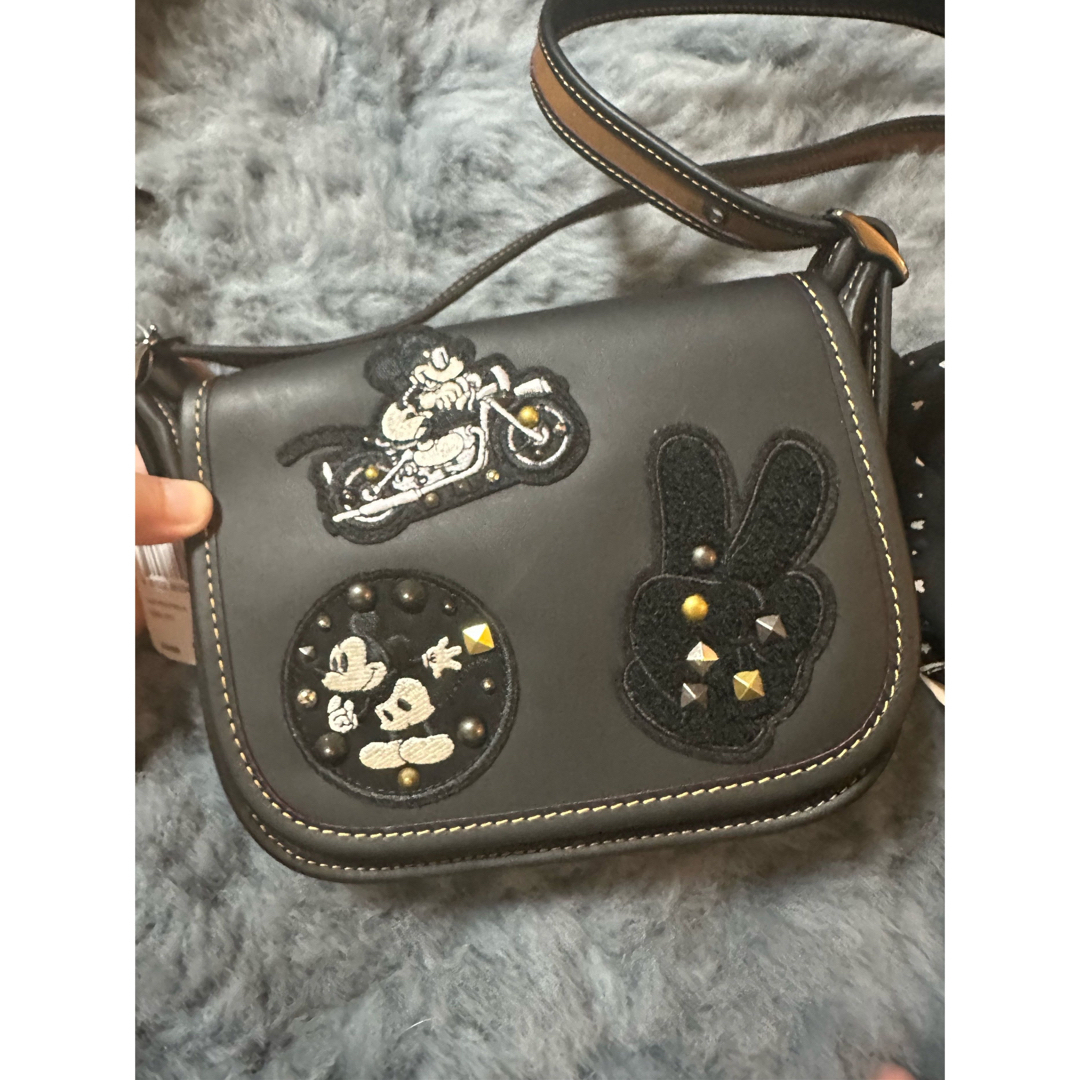 COACH × Disney パトリシア ショルダーバッグ ミッキー