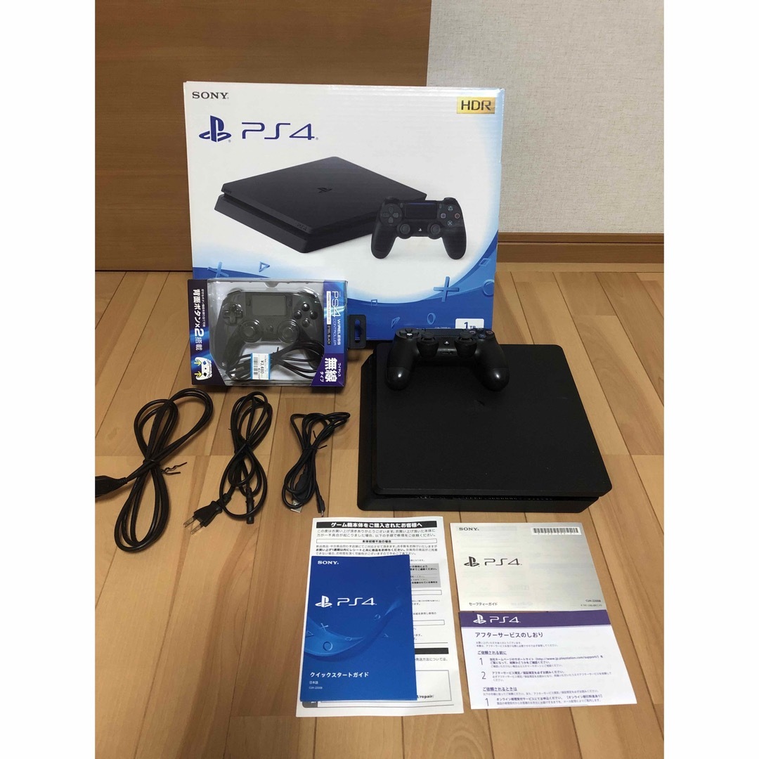 コントローラー2個 PS4 ジェット・ブラック 1TB CUH-2000BB01