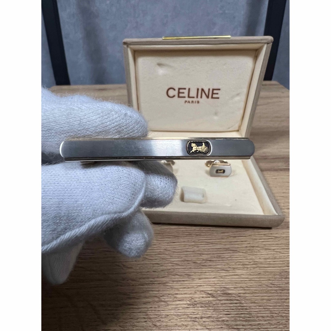 celine(セリーヌ)のセリーヌ ネクタイピン&カフス オールドセリーヌ　馬車　CELINE メンズのファッション小物(ネクタイピン)の商品写真