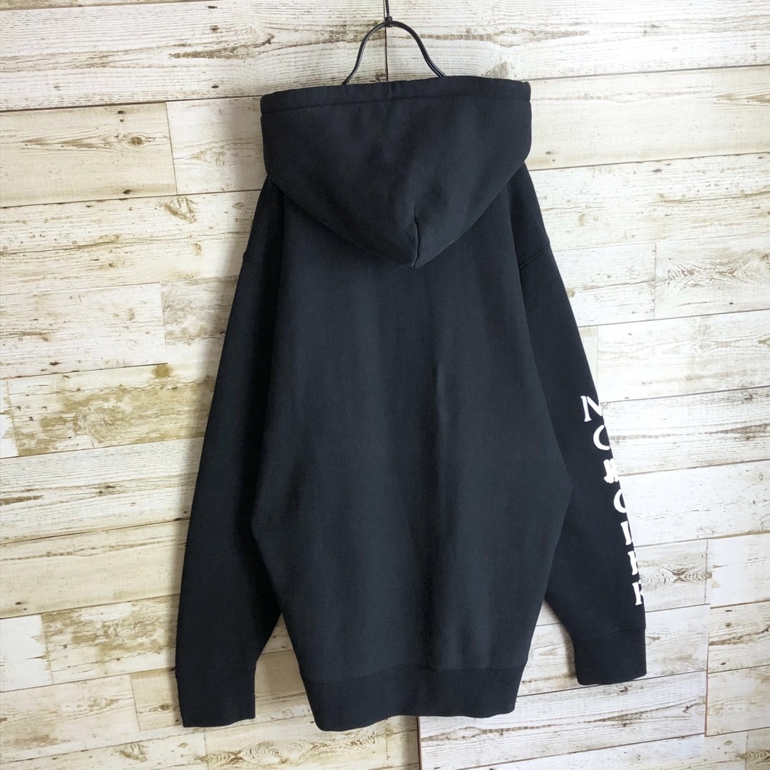 美品 モンクレール MONCLER パーカー 2022年 HOODIE ZIP ジップアップ 裏フリース トップス メンズ M オレンジ