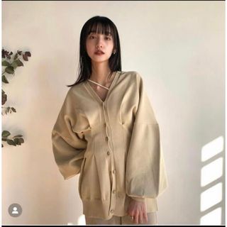 クラネ(CLANE)のCLANE WAIST SHAPE DOLMAN CARDIGAN(カーディガン)