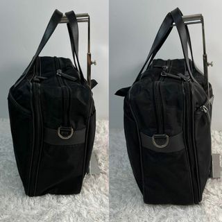 PRADA - 美品プラダ 三角ロゴショルダーバッグ ブリーフ 2way 黒 PC可