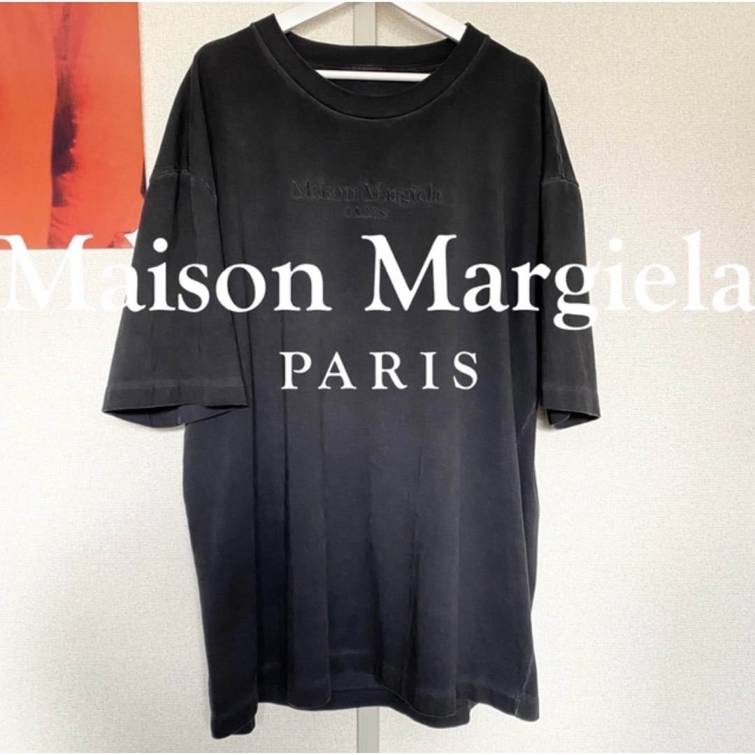 Maison Margiela garment dye LOGO TeeTシャツ/カットソー(半袖/袖なし)