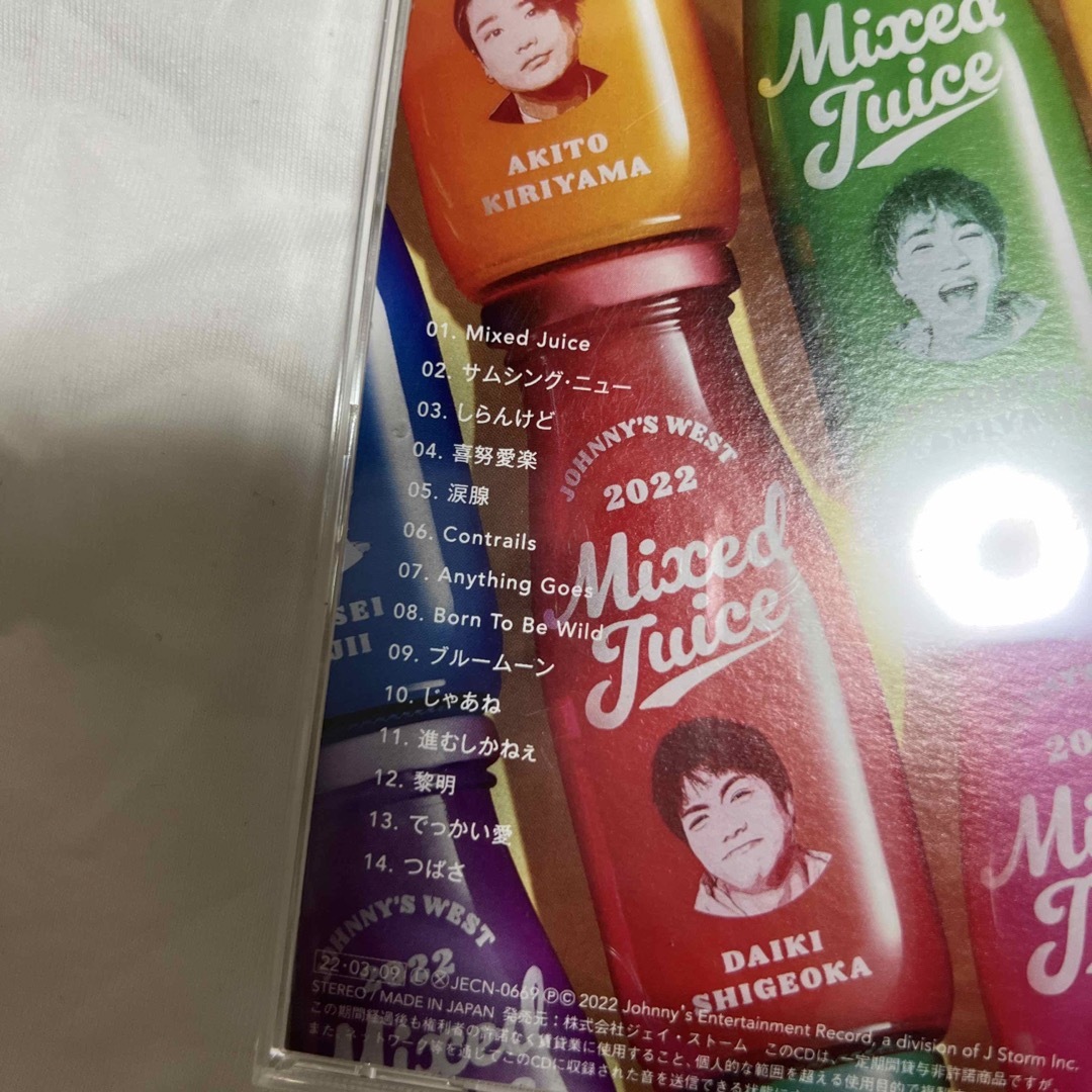 ジャニーズWEST(ジャニーズウエスト)のMixed Juice エンタメ/ホビーのCD(ポップス/ロック(邦楽))の商品写真