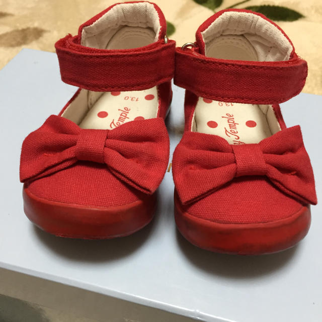 Shirley Temple(シャーリーテンプル)のシャーリーテンプル ベビー靴  キッズ/ベビー/マタニティのベビー靴/シューズ(~14cm)(フラットシューズ)の商品写真