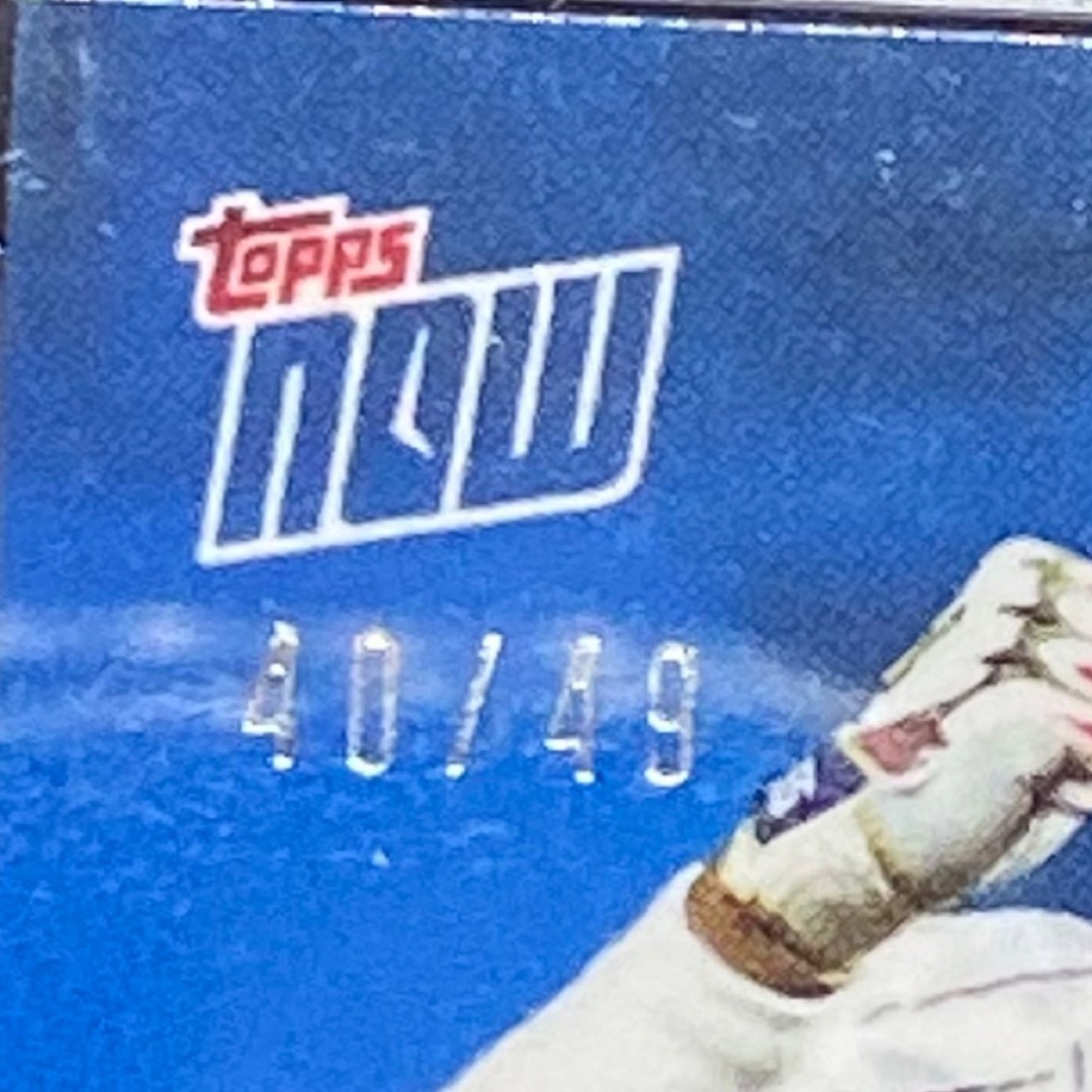 Topps Now 村上宗隆 2023年 準決勝  実使用ベース 99枚限定