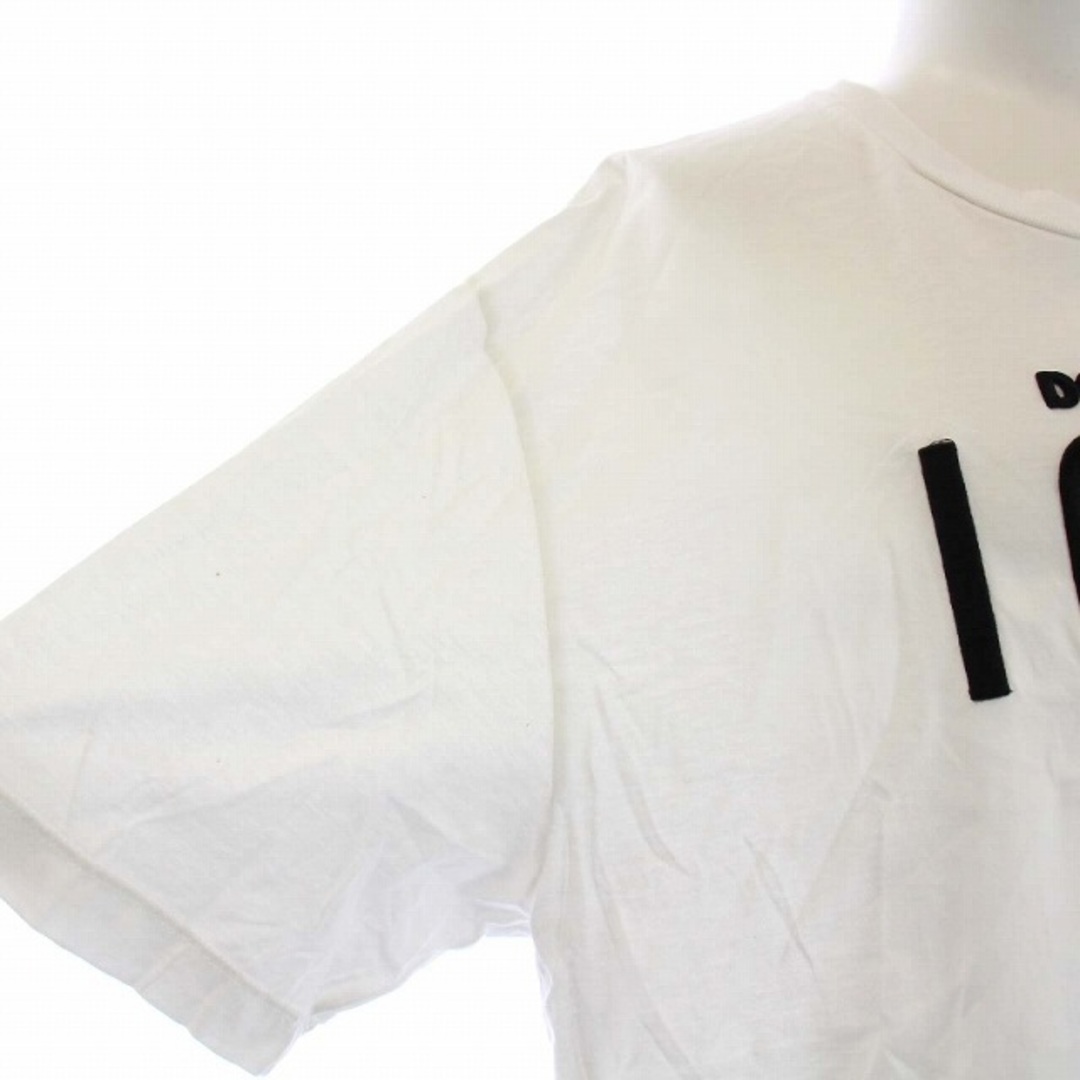 ディースクエアード Tシャツ カットソー 半袖 ロゴ M 白 ホワイト /KH