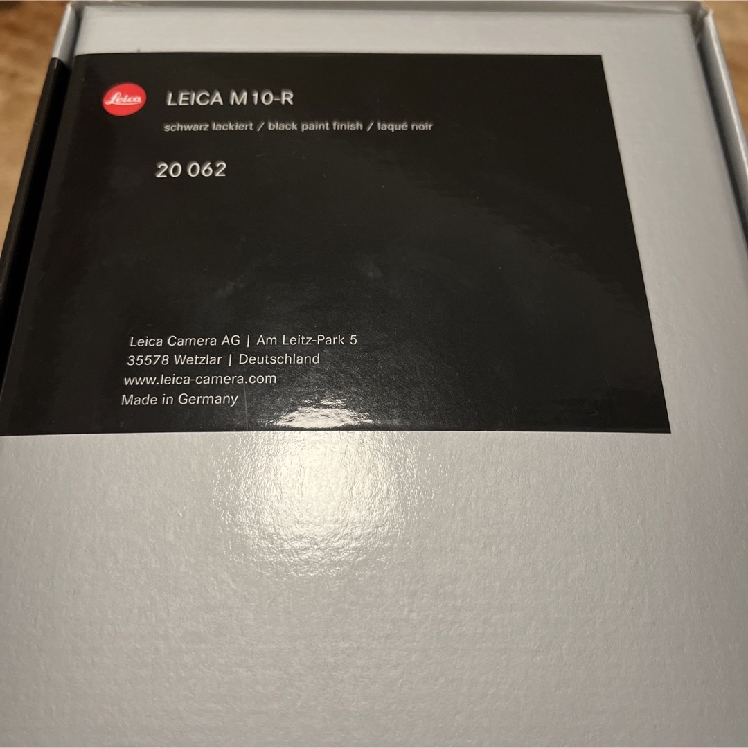 LEICA(ライカ)のワンオーナー Leica M10-R ブラックペイント 23年12月まで保証有 スマホ/家電/カメラのカメラ(ミラーレス一眼)の商品写真