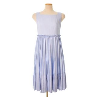 フォクシー(FOXEY)のFOXEY 22SS Dress Vienna ワンピース プリーツ 42755(ロングワンピース/マキシワンピース)