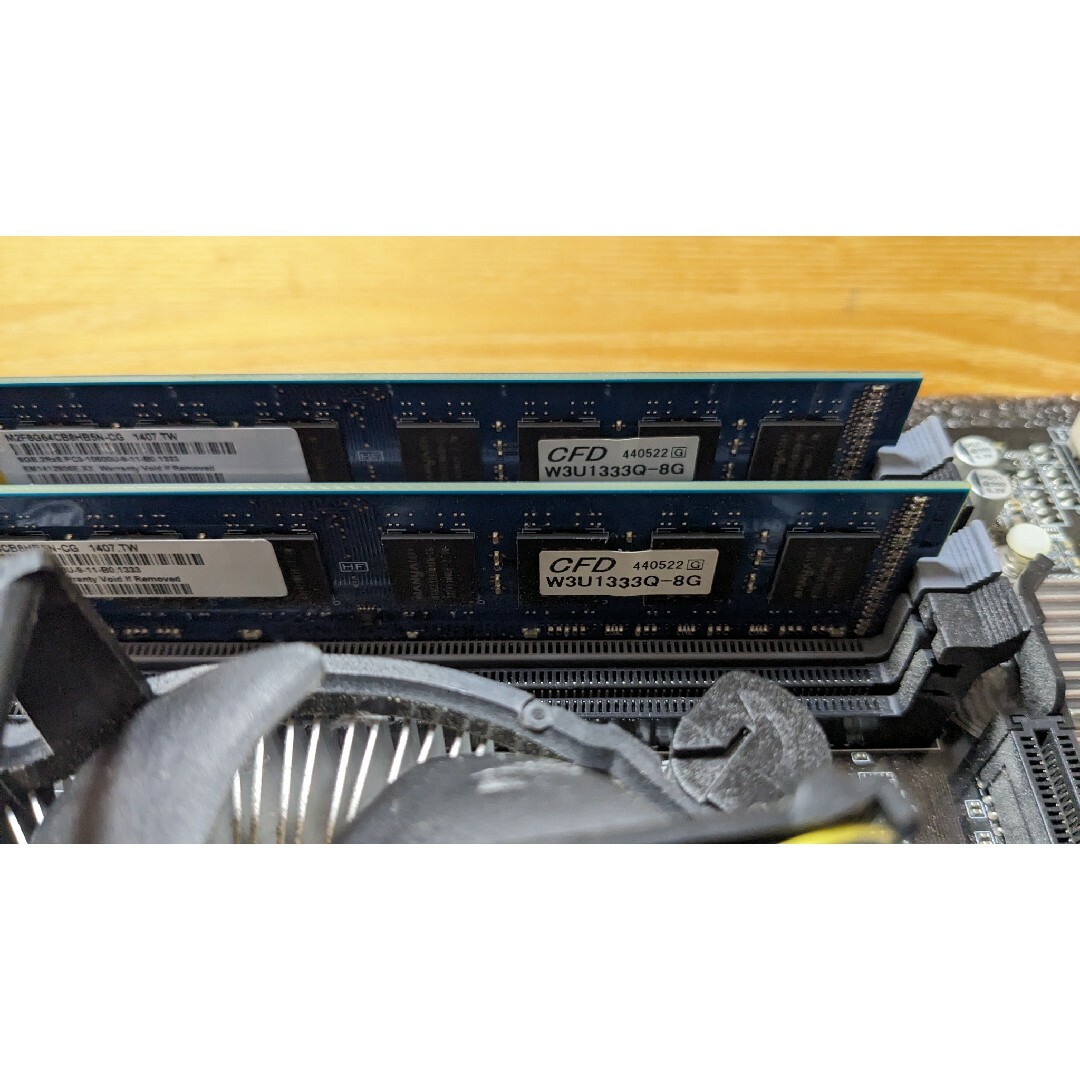 intel core i5-4590 LGA1150マザーボード&16GBメモリ 1