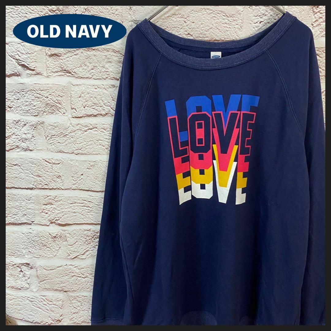 OLDNAVY ロンT トレーナー メンズ　レディース　[ L ]