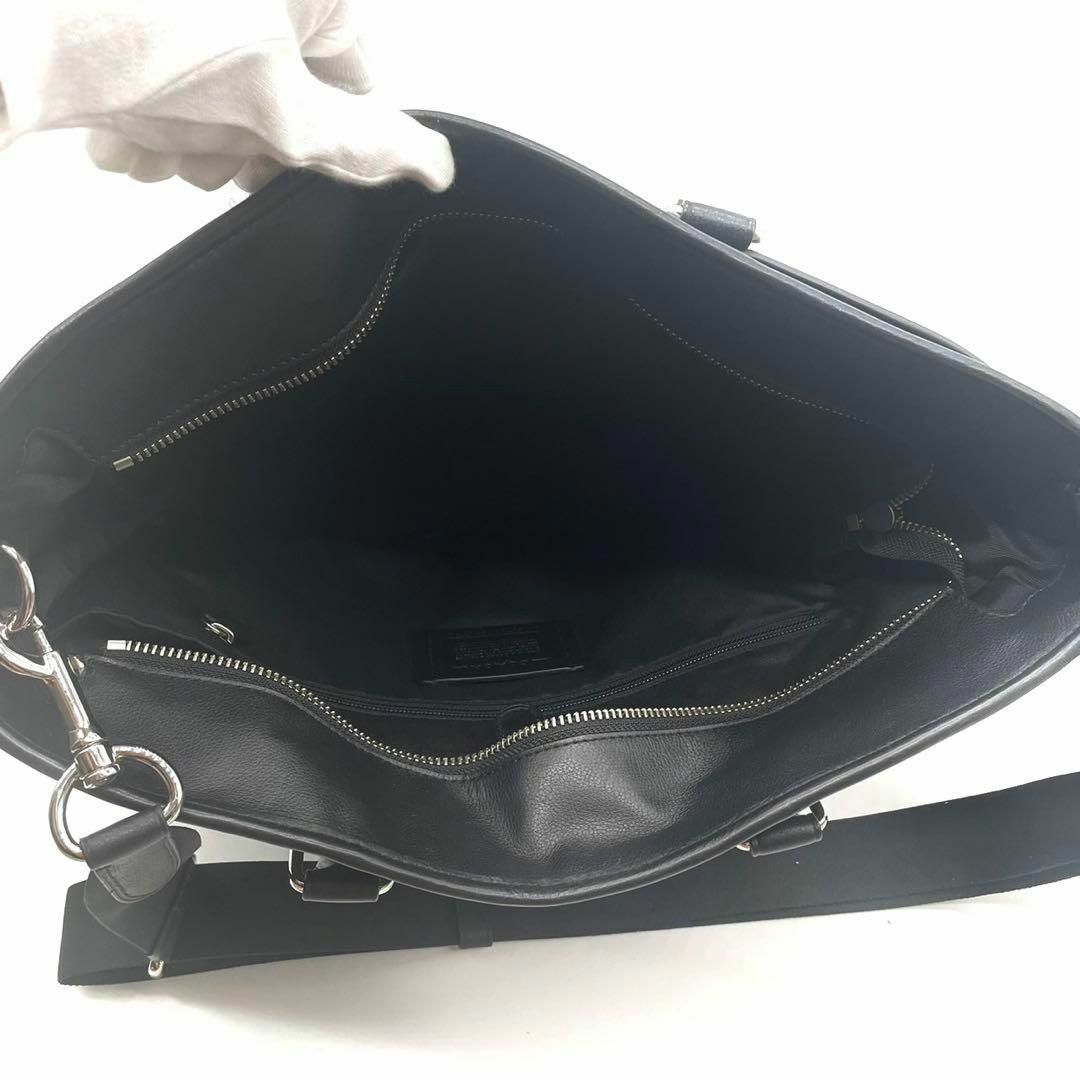 □美品□ コーチ ショルダーバッグ トートバッグ 腕かけ 黒 A4可