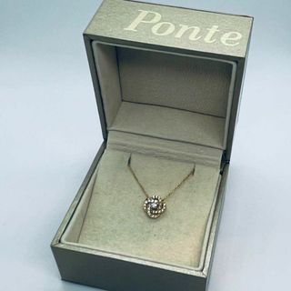 ポンテヴェキオ(PonteVecchio)のポンテヴェキオ　K18 フラワーネックレス　ダイヤ 0.18ct(ネックレス)