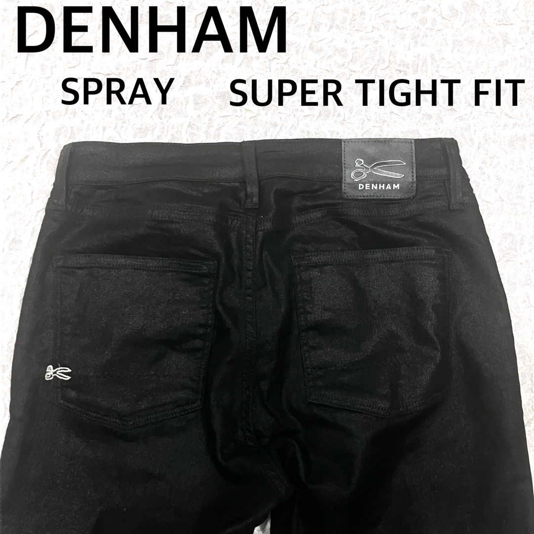 DENHAM(デンハム)のれもんさん専用　デンハム　デニムパンツ　SUPER TIGHT FIT ブラック レディースのパンツ(デニム/ジーンズ)の商品写真