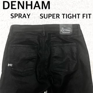 デンハム(DENHAM)のれもんさん専用　デンハム　デニムパンツ　SUPER TIGHT FIT ブラック(デニム/ジーンズ)