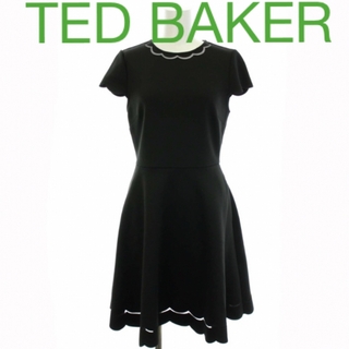 テッドベイカー(TED BAKER)のテッドベイカー　スカラップ　ワンピース(ひざ丈ワンピース)