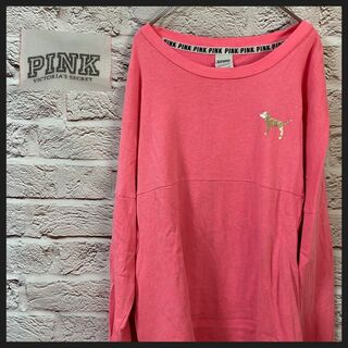 PINK ロンT トレーナー メンズ　レディース　[ S ](Tシャツ(長袖/七分))