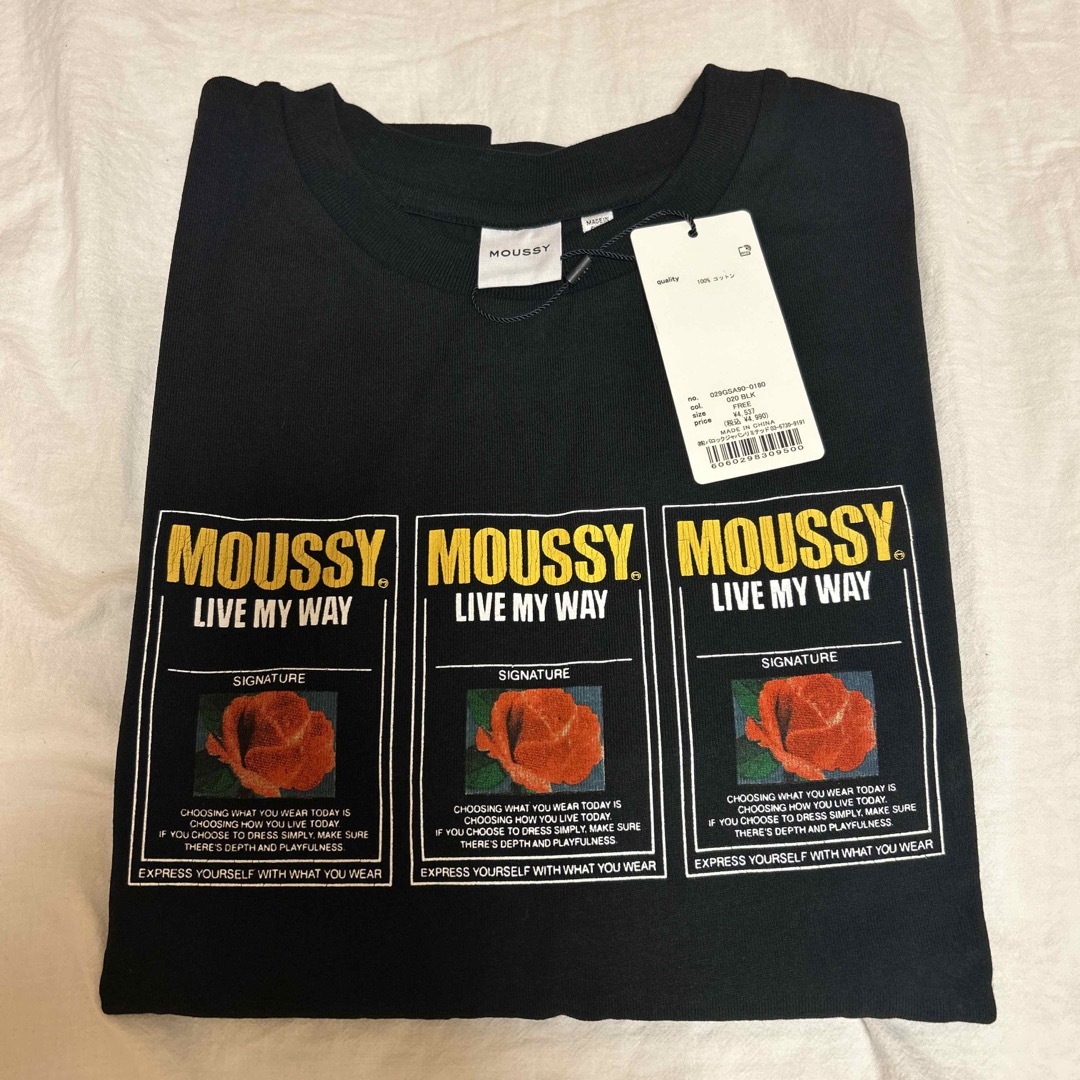 moussy(マウジー)のmoussy★Tシャツ レディースのトップス(Tシャツ(長袖/七分))の商品写真