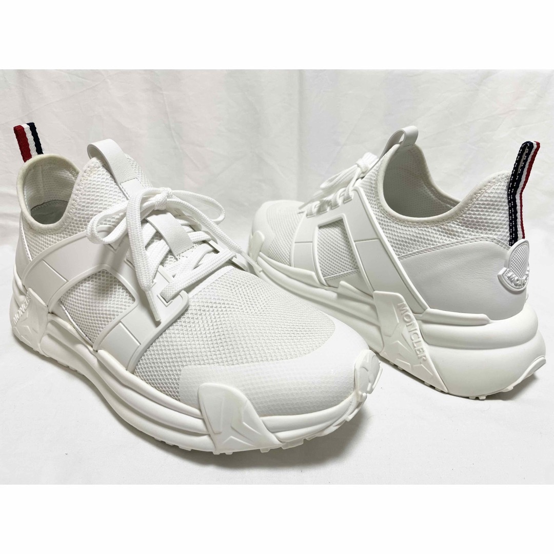 モンクレール MONCLER スニーカー メンズ 靴 レザー ホワイト 43