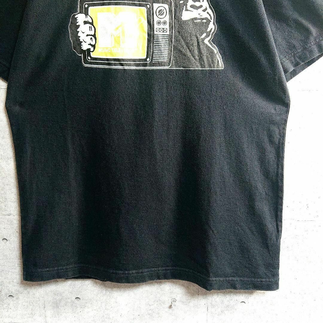 XLARGE(エクストララージ)の【エクストララージ】ビッグロゴ MTV コラボ 半袖  Tシャツ 黒 S メンズのトップス(Tシャツ/カットソー(半袖/袖なし))の商品写真