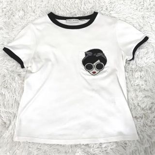 アリスアンドオリビア(Alice+Olivia)の希少　alice+olivia フェイス　半袖　tシャツ　トップス(Tシャツ(半袖/袖なし))