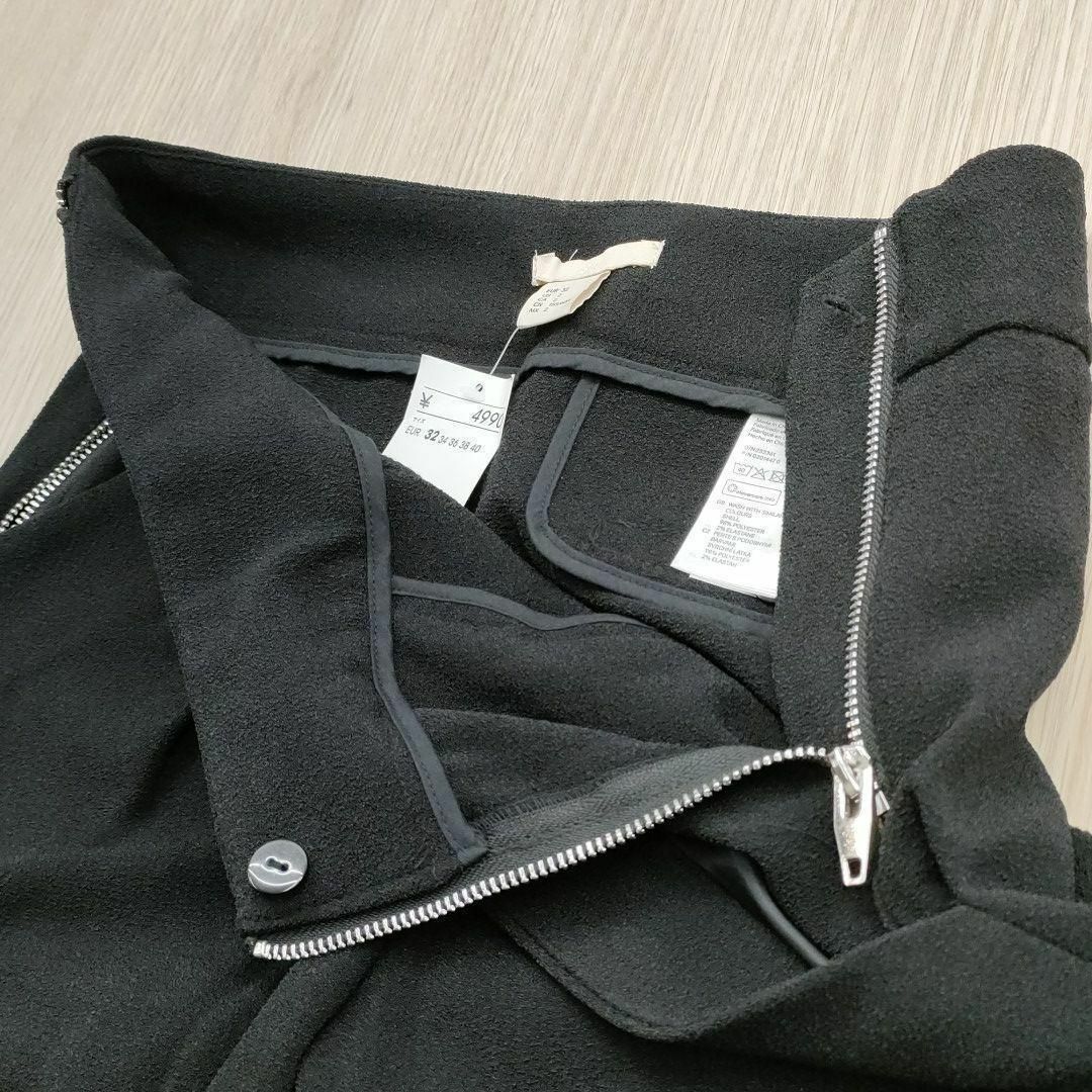 HM H&M エイチアンドエム テーパードパンツ 黒 サイズ32 タグ付き 未使用の通販 by aya|エイチアンドエムならラクマ