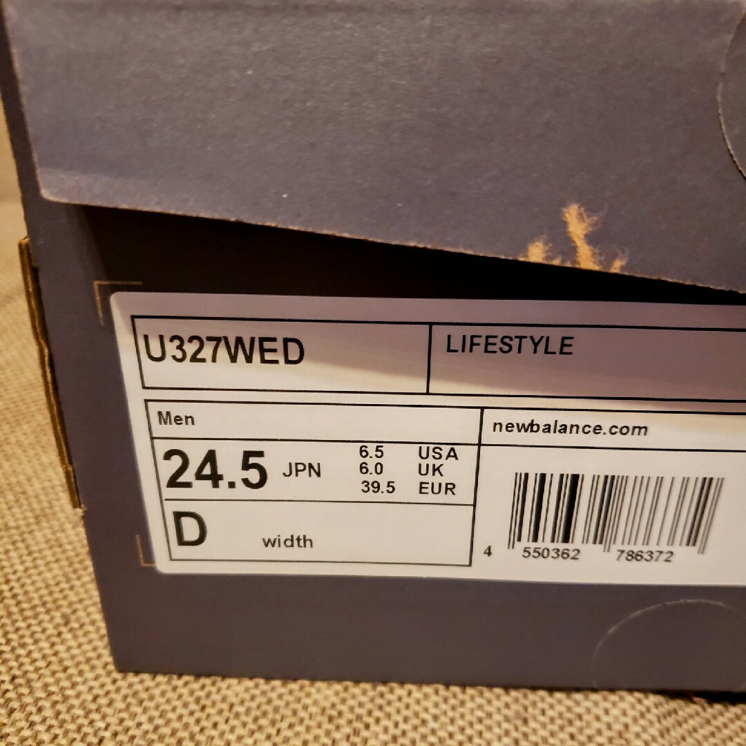 adidas24.5cm【新品未使用】ニューバランス U327WED  24.5cm