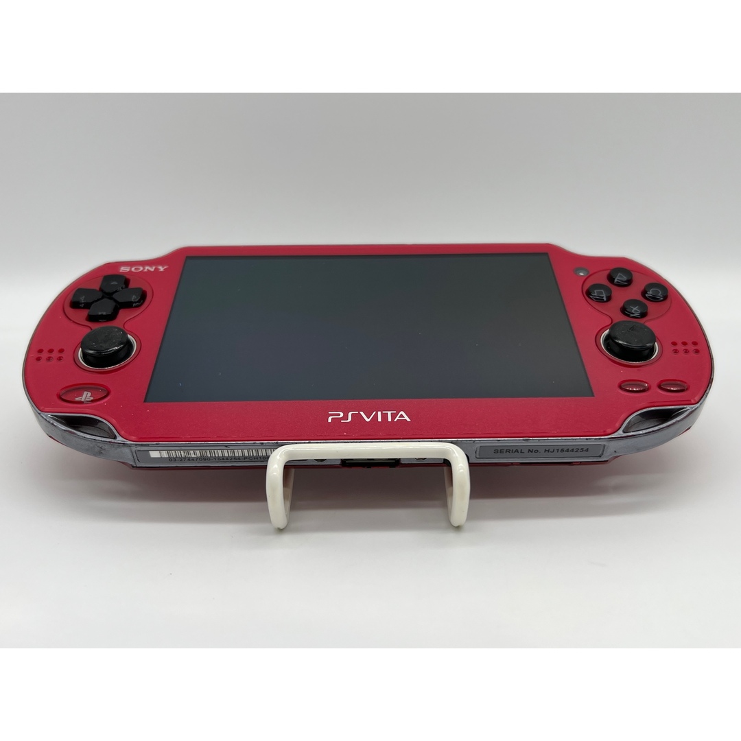 PlayStation Vita(プレイステーションヴィータ)の【完品】PlayStation Vita PCH-1000 レッド 本体 PS エンタメ/ホビーのゲームソフト/ゲーム機本体(携帯用ゲーム機本体)の商品写真