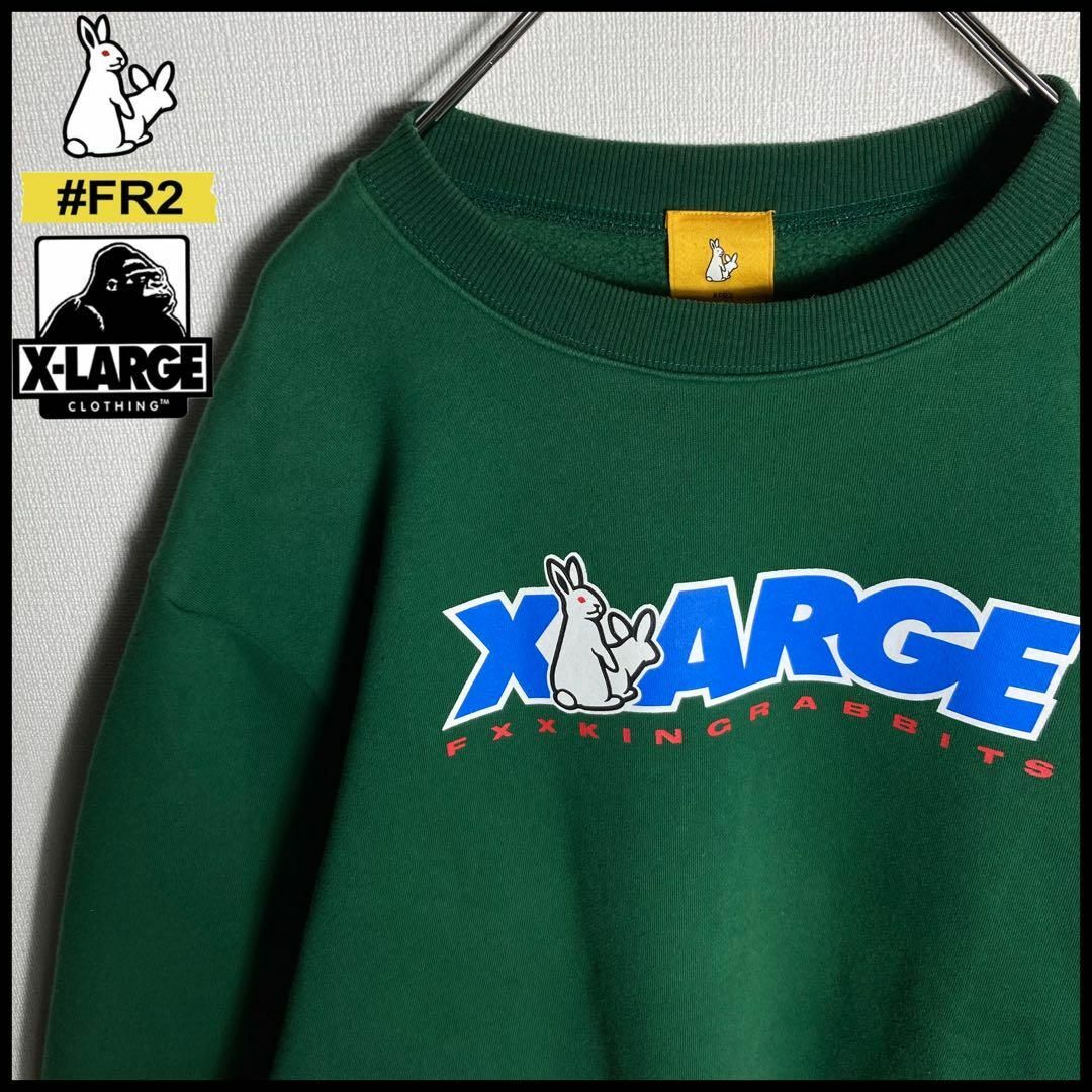 FR2 - 【限定コラボ】FR2 XLARGE 佐藤ノア着用 デカロゴ スウェット