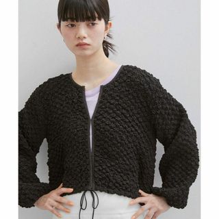 アダムエロぺファム(ADAM ET ROPE' FEMME)の新品 ADAM ET ROPÉ FEMME シャーリングホックカーディガン(カーディガン)