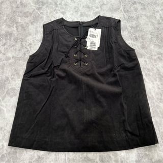 ビッキー(VICKY)の新品 VICKY  SUEDE LETHER ノースリーブ シャツ / ブラウス(カットソー(半袖/袖なし))