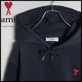 即完売モデル】アミアレクサンドルマテュッシ 刺繍ロゴ パーカー 入手