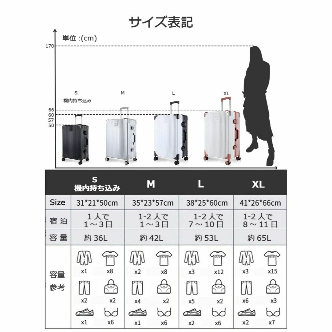 【色: ホワイトローズ】[ＳｅｅＳｅａ] 機内持ち込み スーツケース キャリーケ