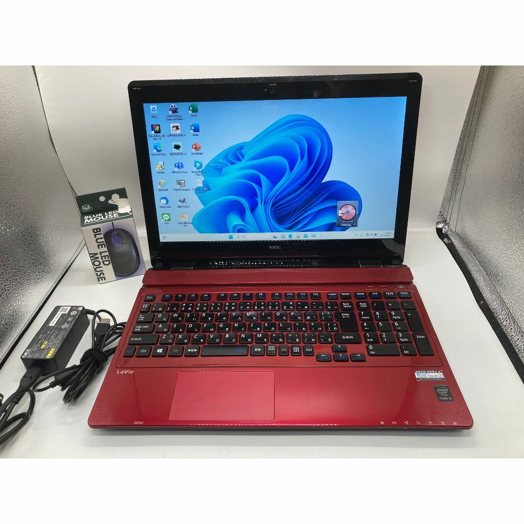 NEC(エヌイーシー)のNEC NS350/D Corei3-6100U SSD120GB Office スマホ/家電/カメラのPC/タブレット(ノートPC)の商品写真