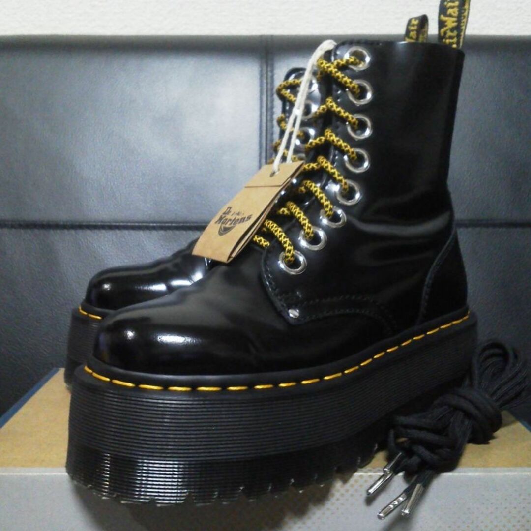 Dr.Martens - 【専用】Dr.Martens JADON MAX UK3 黒 厚底 8ホールの ...