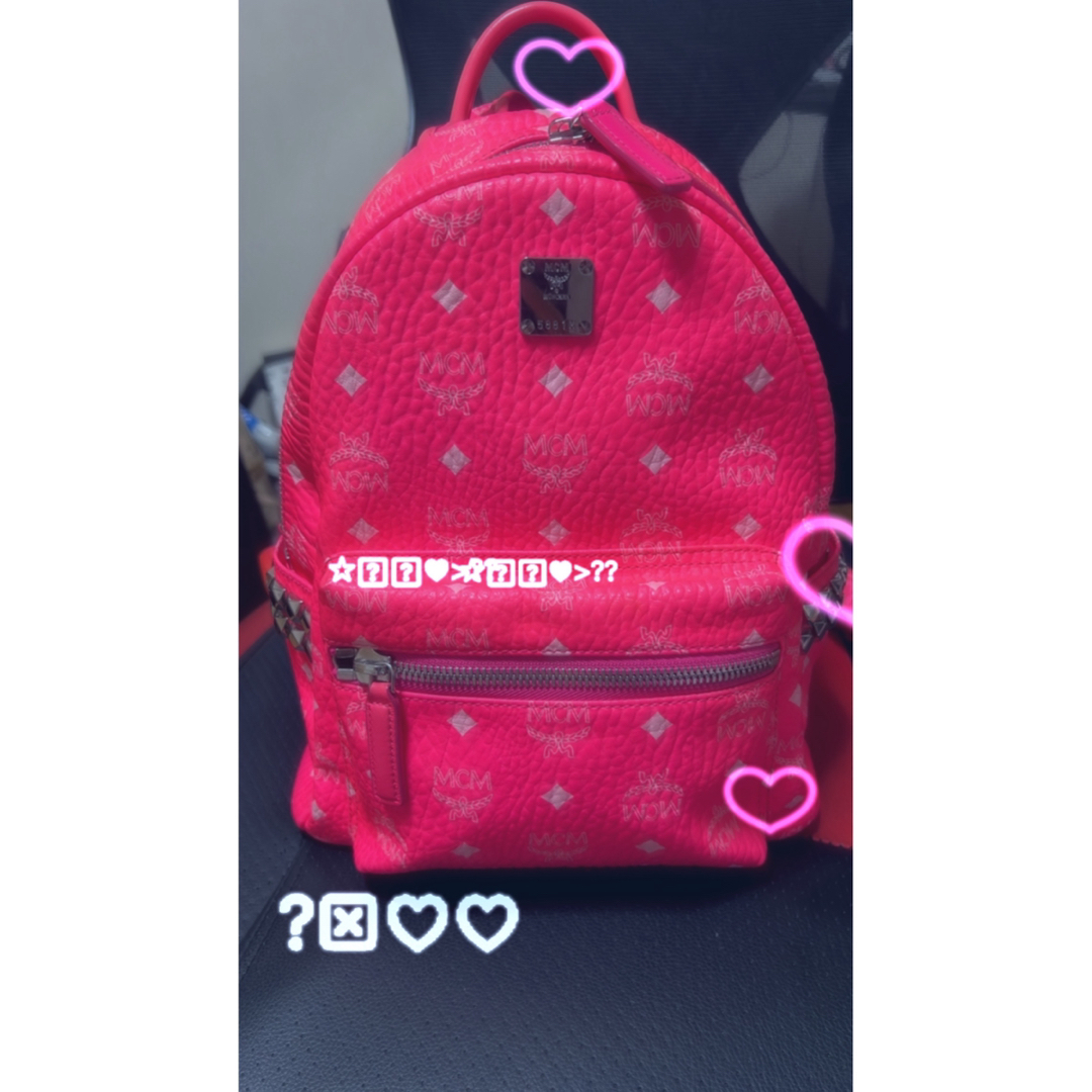 MCM - MCM リュック ネオンピンク Sサイズ 限定品の通販 by y's shop
