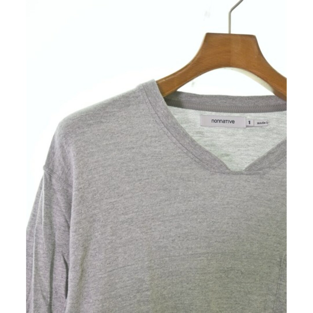 nonnative(ノンネイティブ)のnonnative ノンネイティヴ Tシャツ・カットソー 1(S位) グレー 【古着】【中古】 メンズのトップス(Tシャツ/カットソー(半袖/袖なし))の商品写真