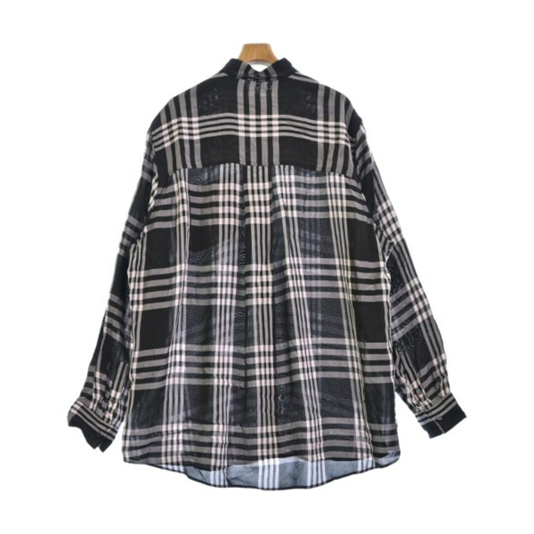 Marni(マルニ)のMARNI マルニ カジュアルシャツ 46(M位) 黒xピンク(チェック) 【古着】【中古】 メンズのトップス(シャツ)の商品写真