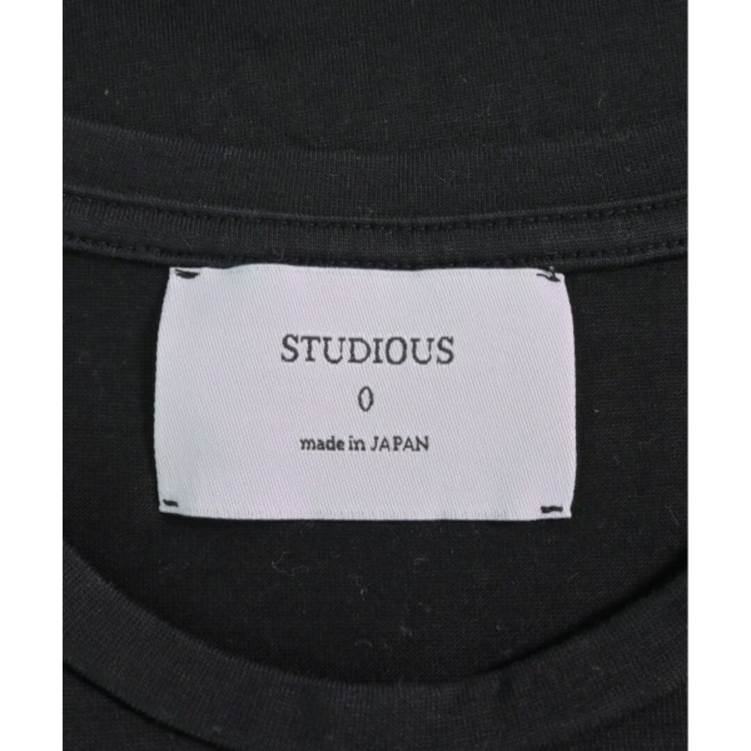 STUDIOUS(ステュディオス)のSTUDIOUS ステュディオス Tシャツ・カットソー F 黒 【古着】【中古】 レディースのトップス(カットソー(半袖/袖なし))の商品写真