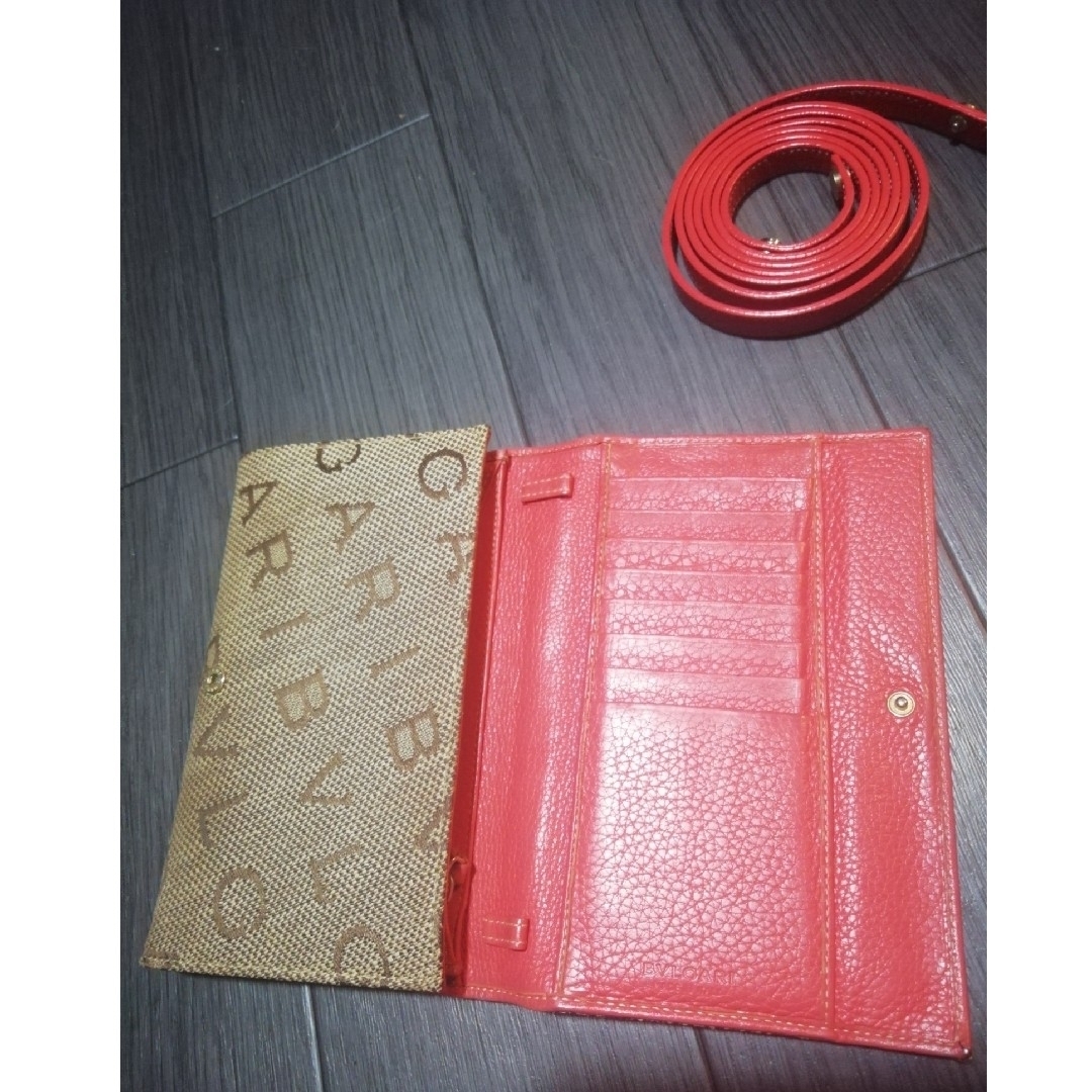 BVLGARI - BVLGARI ブルガリ ポシェット ウォレットショルダー