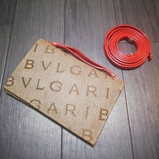 BVLGARI　ブルガリ　ポシェット　ウォレットショルダー　パーティーバッグ