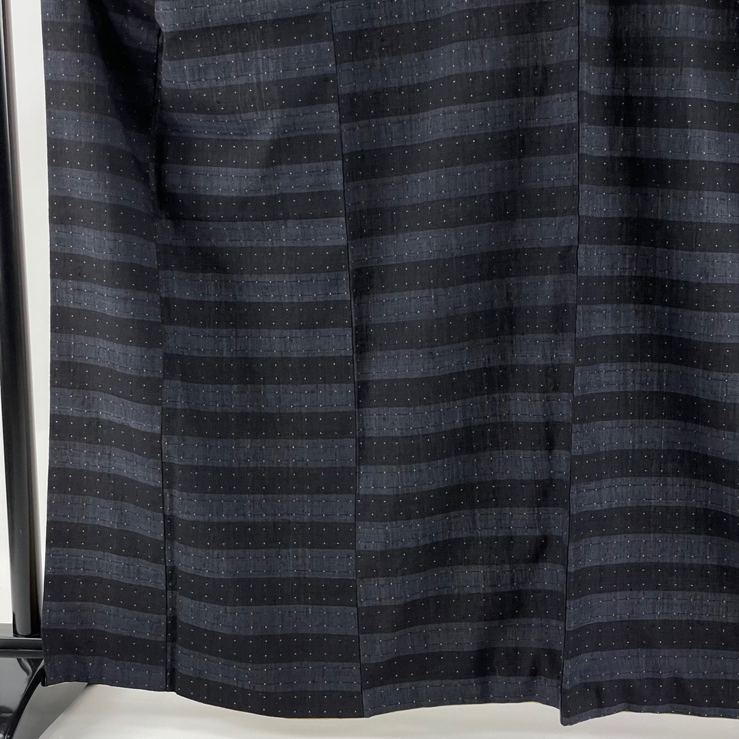 結城紬 身丈165cm 裄丈68cm L 正絹 逸品