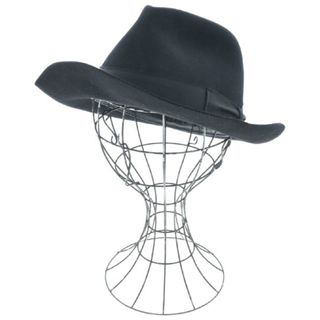 ボルサリーノ(Borsalino)のBorsalino ボルサリーノ ハット - 黒 【古着】【中古】(ハット)