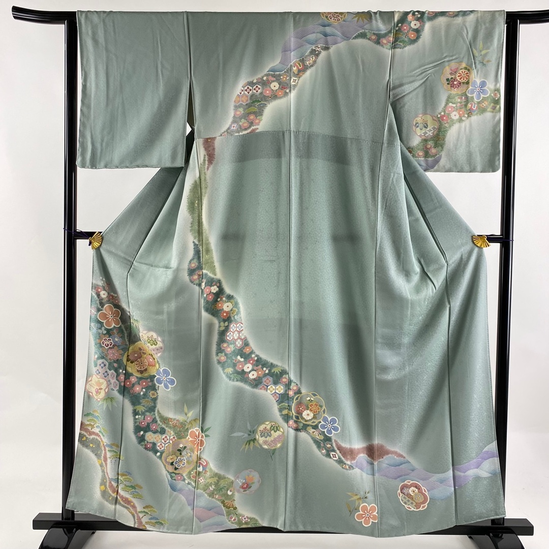 訪問着 身丈156.5cm 裄丈63.5cm 正絹 優品